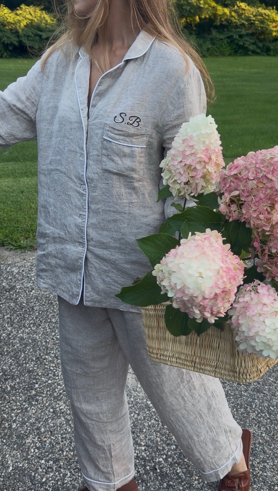 The Hampton Linen Pajamas