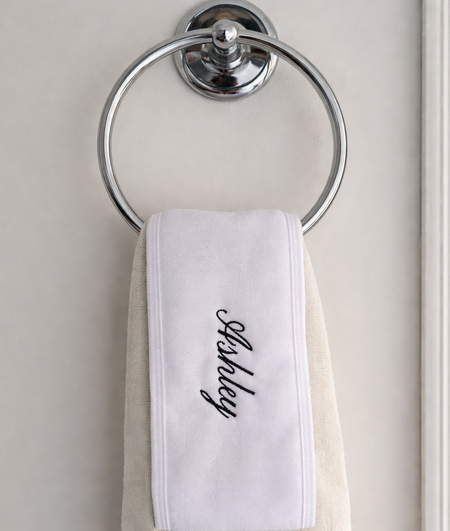 Custom Embroidered Spa Headband