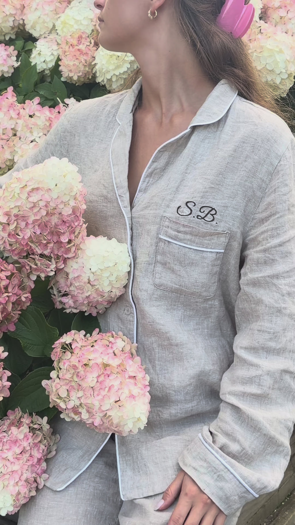 The Hampton Linen Pajamas